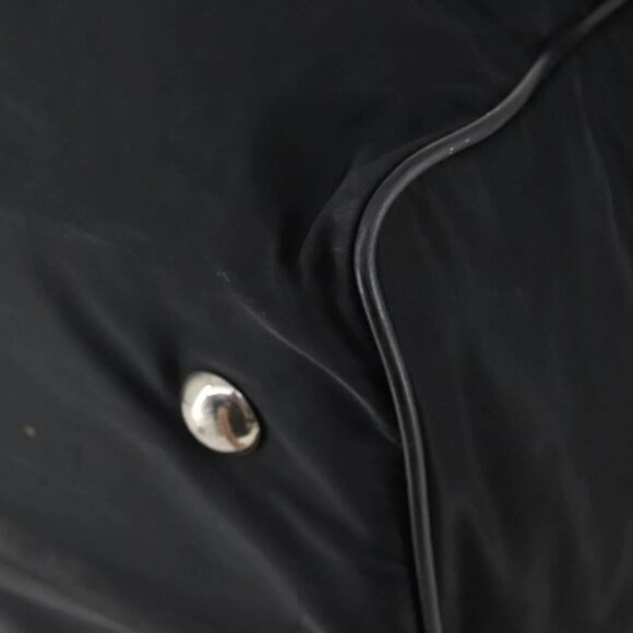 PRADA Boston Bag Nylon Black Silver Auth 144179 - Picture 4 of 16